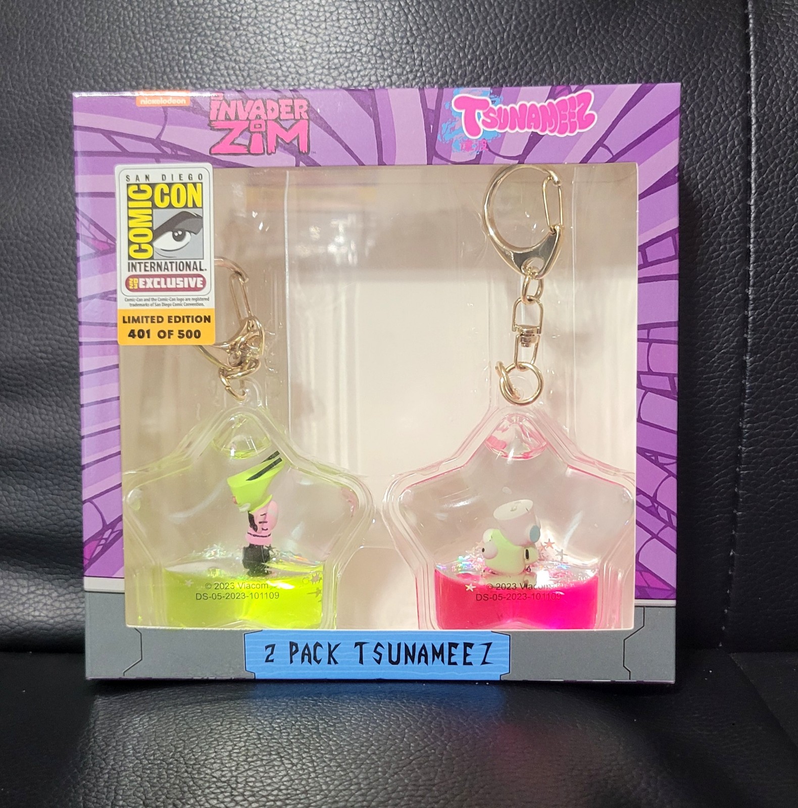 Invader Zim Tsunameez Keychains SDCC Exclusive