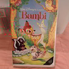Bambi black diamond collection VHS clamshell case