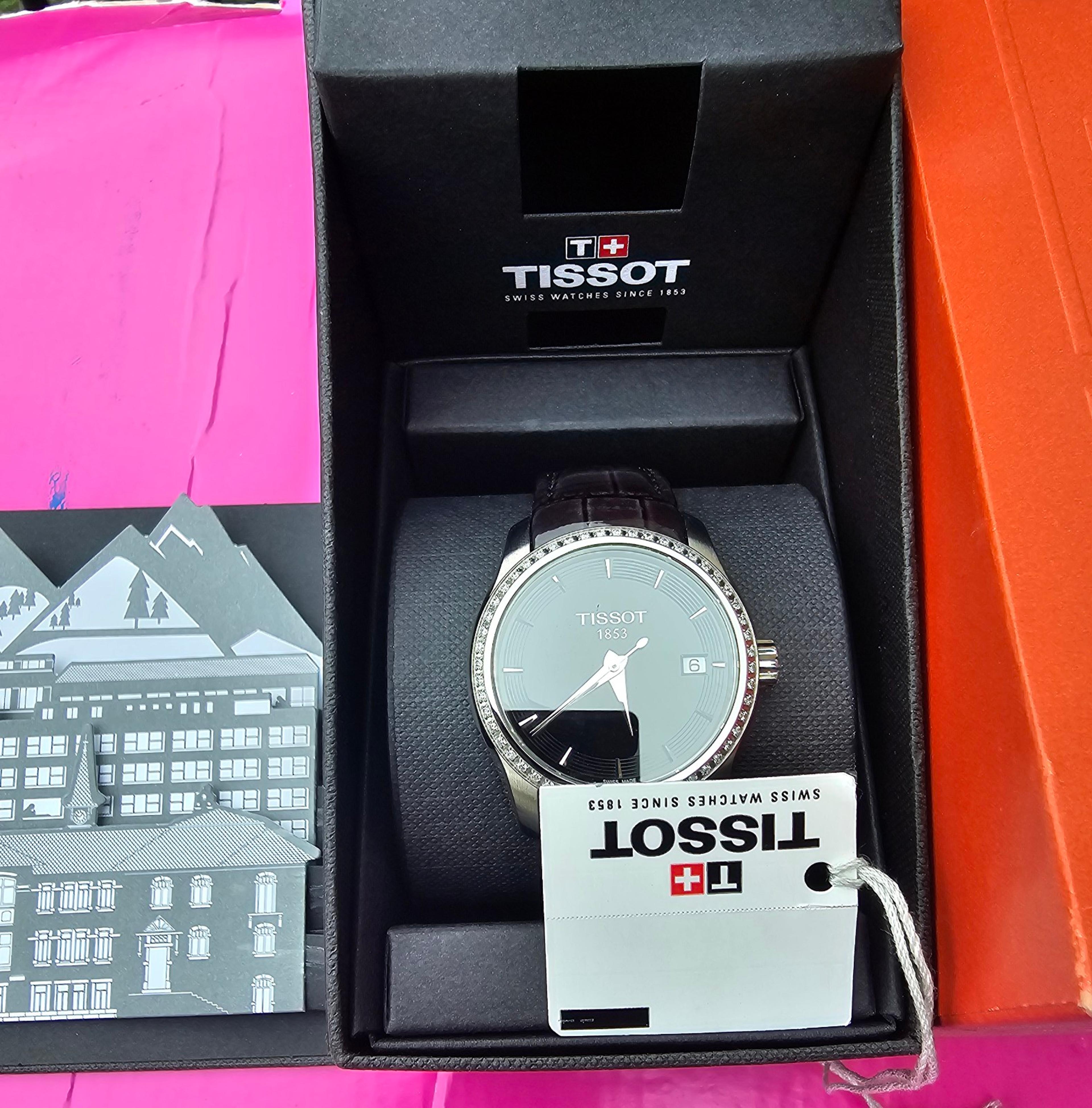 Tissot Couturier female diamond watch