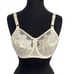 Bali Size 36D Flower Underwire Bra, Light Beige. Three bras. New without tags.