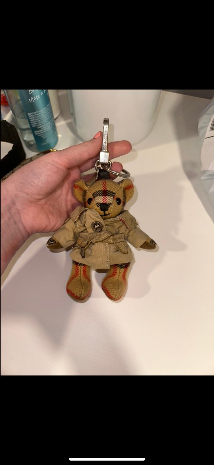 Burberry keychain