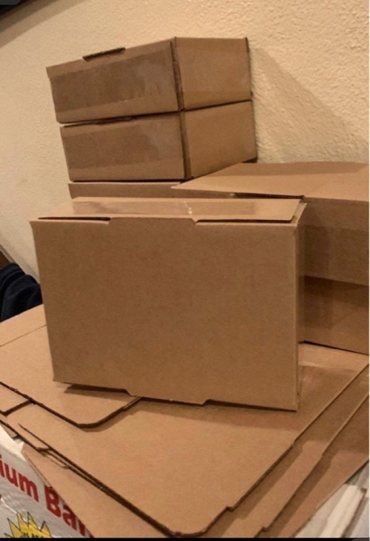 200 Pieces 10" x 3" x 12.5" Corrugated Security Shipping Box