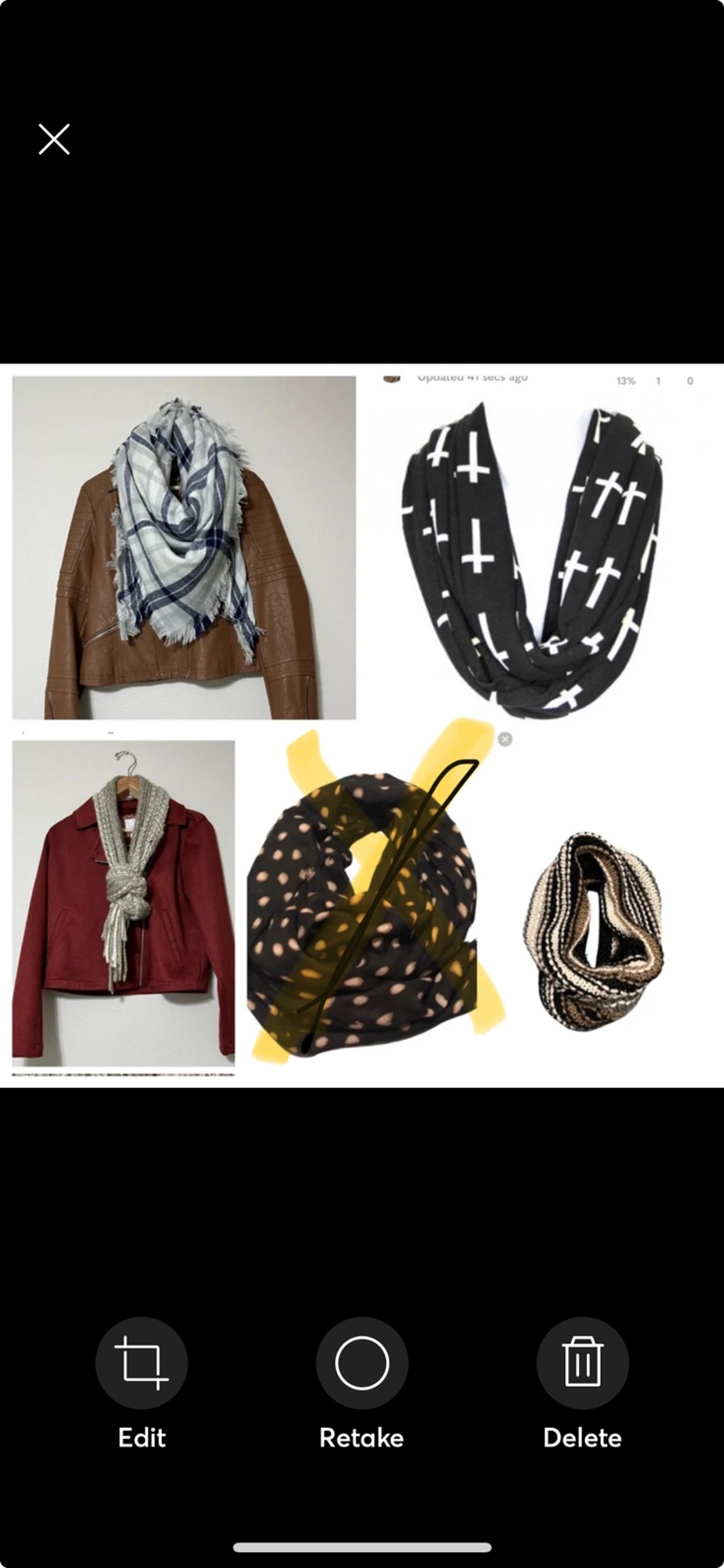 Bundle of 5 Scarves