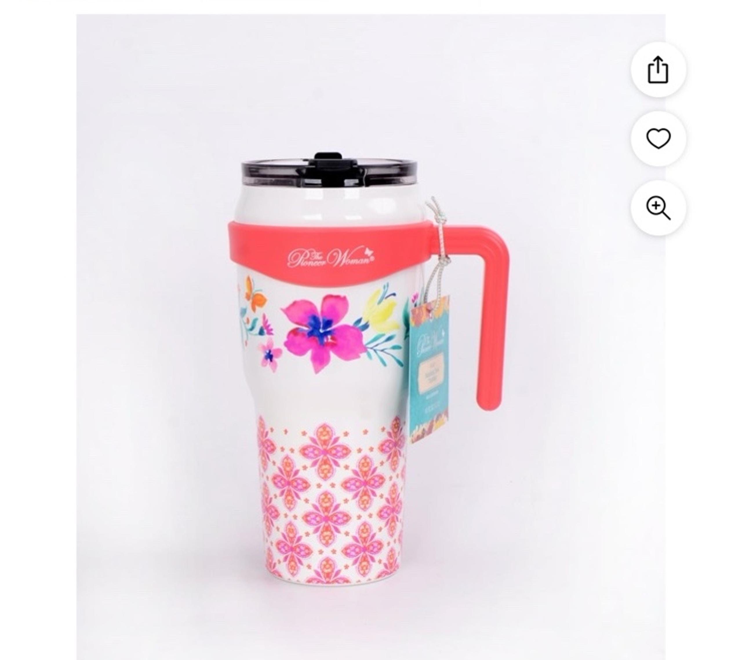 New Pioneer Woman 40oz Stanley Style Insulated cup