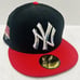 New Era New York Yankees World Series Corduroy 59FIFTY Fitted Hat Black 7 1/4
