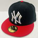 New Era New York Yankees World Series Corduroy 59FIFTY Fitted Hat Black 7 1/4
