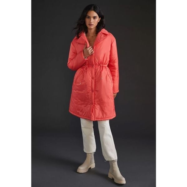 Anthropologie -Maeve Cinched Puffer Coat size xs