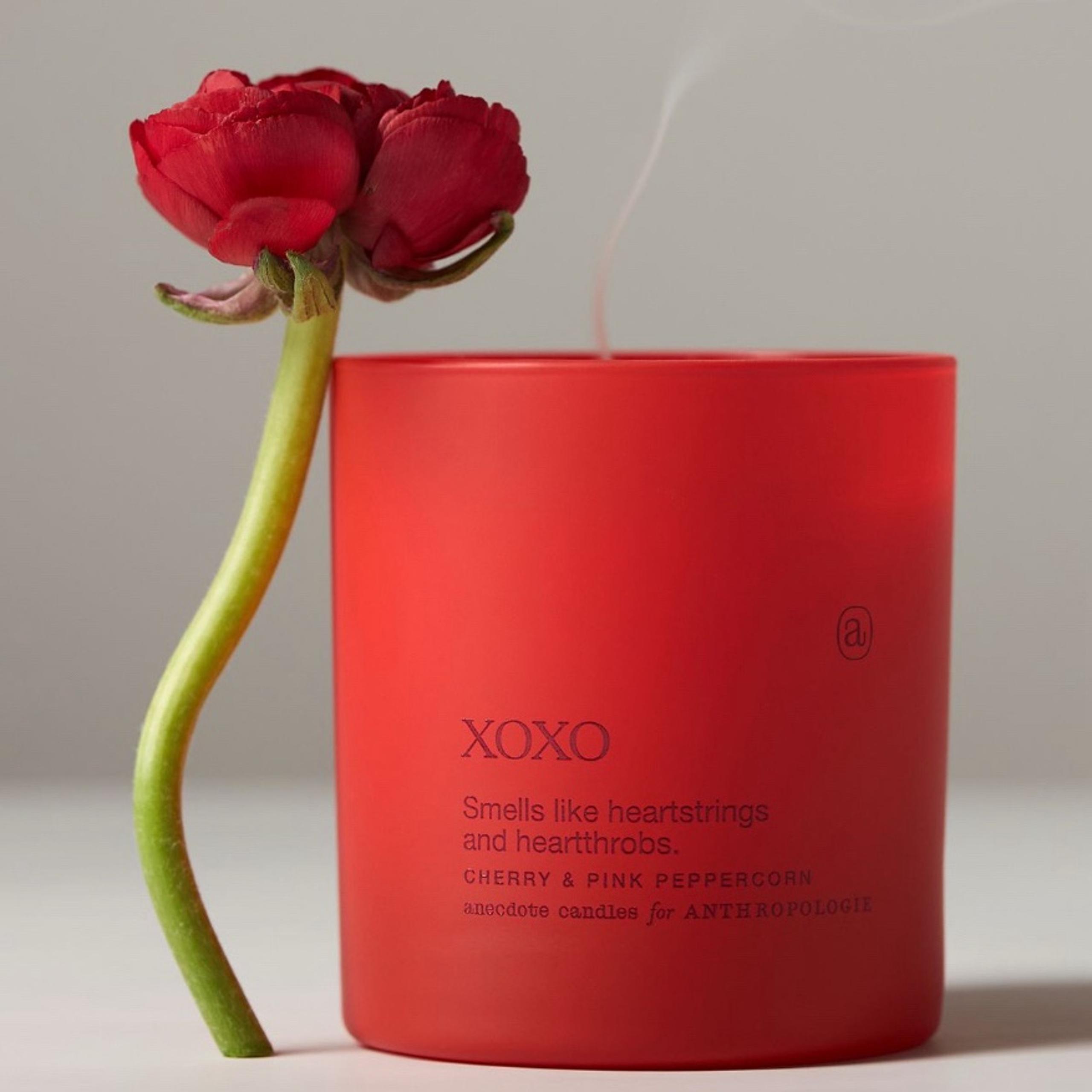 Anthropologie XOXO Cherry & Pink Peppercorn
Glass Candle