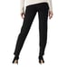 Susan Graver Petite Ponte Knit Pull-On Pants w/ Seam Detail in Black, Size SP