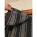 Iguana Jack Unisex Striped Pullover Hoodie Long Sleeves Black/Gray Size Medium