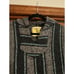 Iguana Jack Unisex Striped Pullover Hoodie Long Sleeves Black/Gray Size Medium
