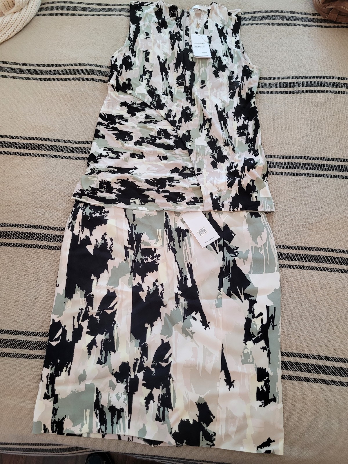 Hugo Boss Skirt Size 8 and Blouse Size Large Made in Germany NEW WITH TAGS