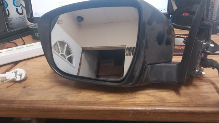 Used Left Door Mirror fits: 2014 Nissan Rogue power