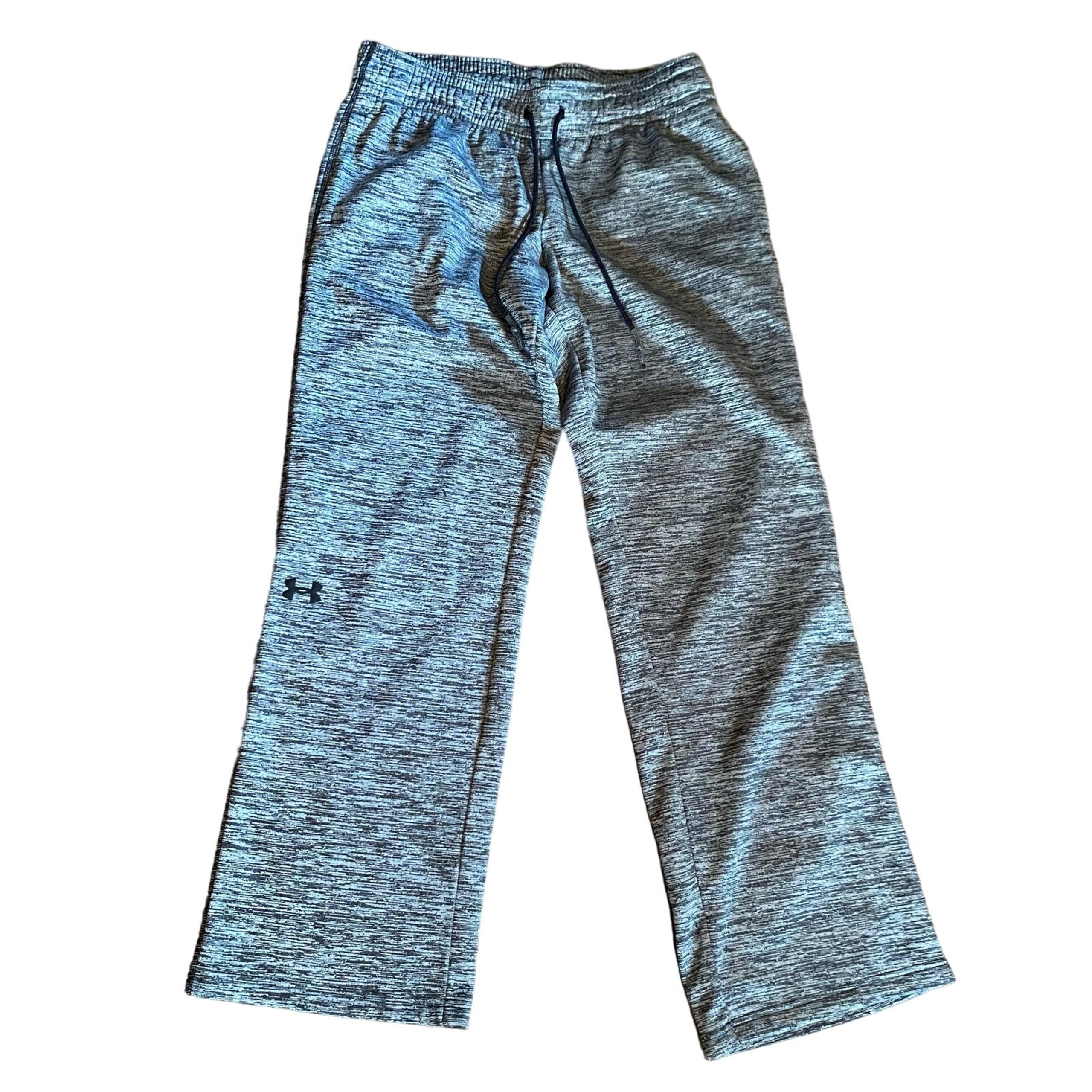 Under Armour Womens Loose Fit Black Marbled Athletic Pants M Medium MD
