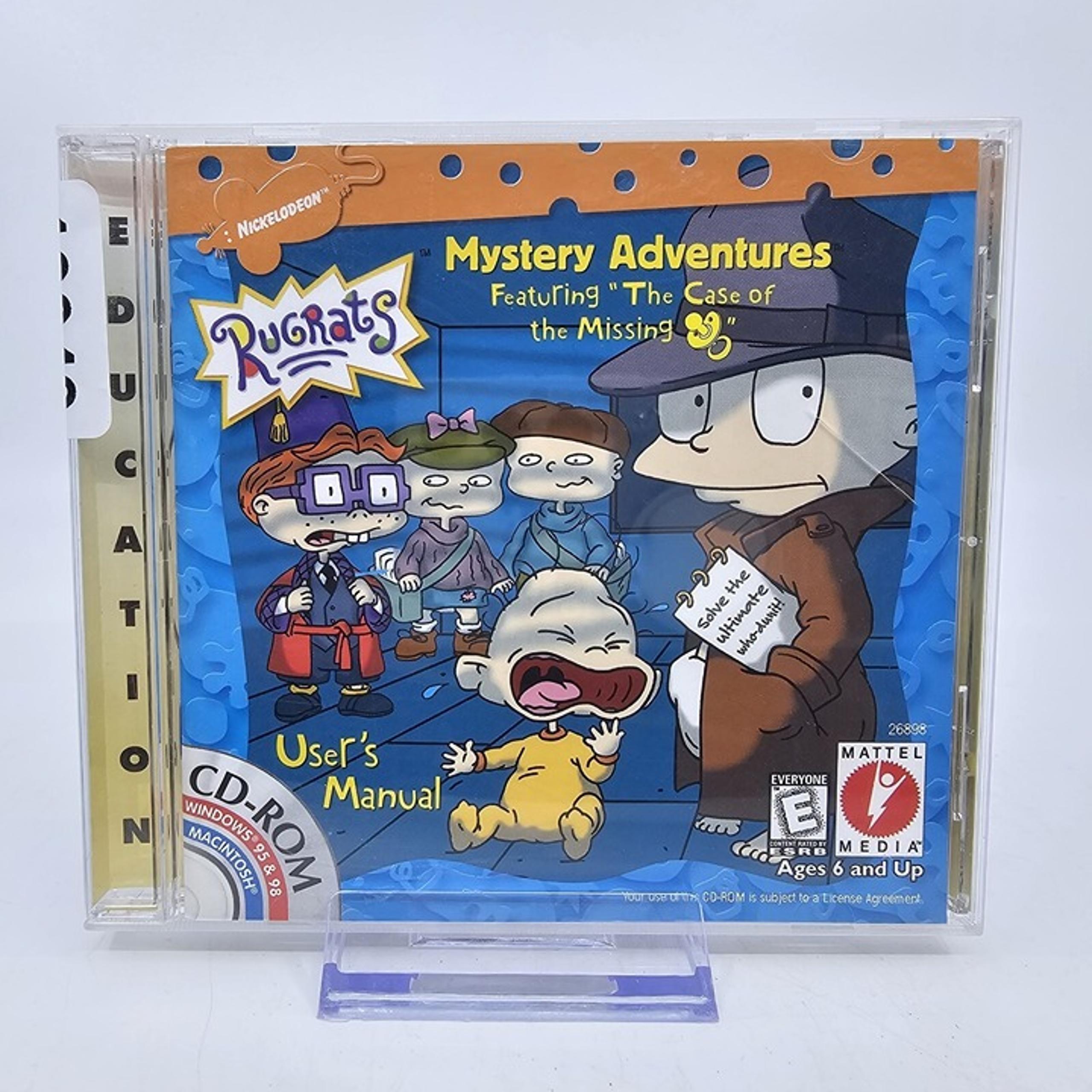 Rugrats Mystery Adventures Users Manual PC CD-ROM Windows 98/95 MAC Nickelodeon