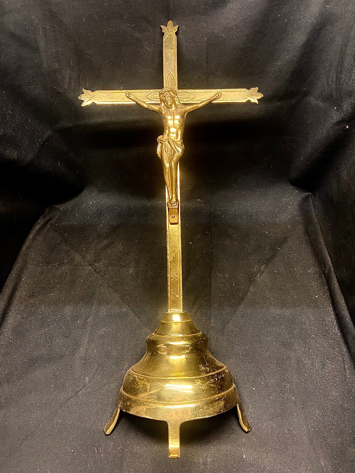 Antique French Altar Crucifix