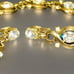 Crown Trifari Pat. Pending Clear Rhinstone Bracelet & Matching Earrings