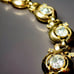 Crown Trifari Pat. Pending Clear Rhinstone Bracelet & Matching Earrings