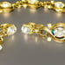 Crown Trifari Pat. Pending Clear Rhinstone Bracelet & Matching Earrings