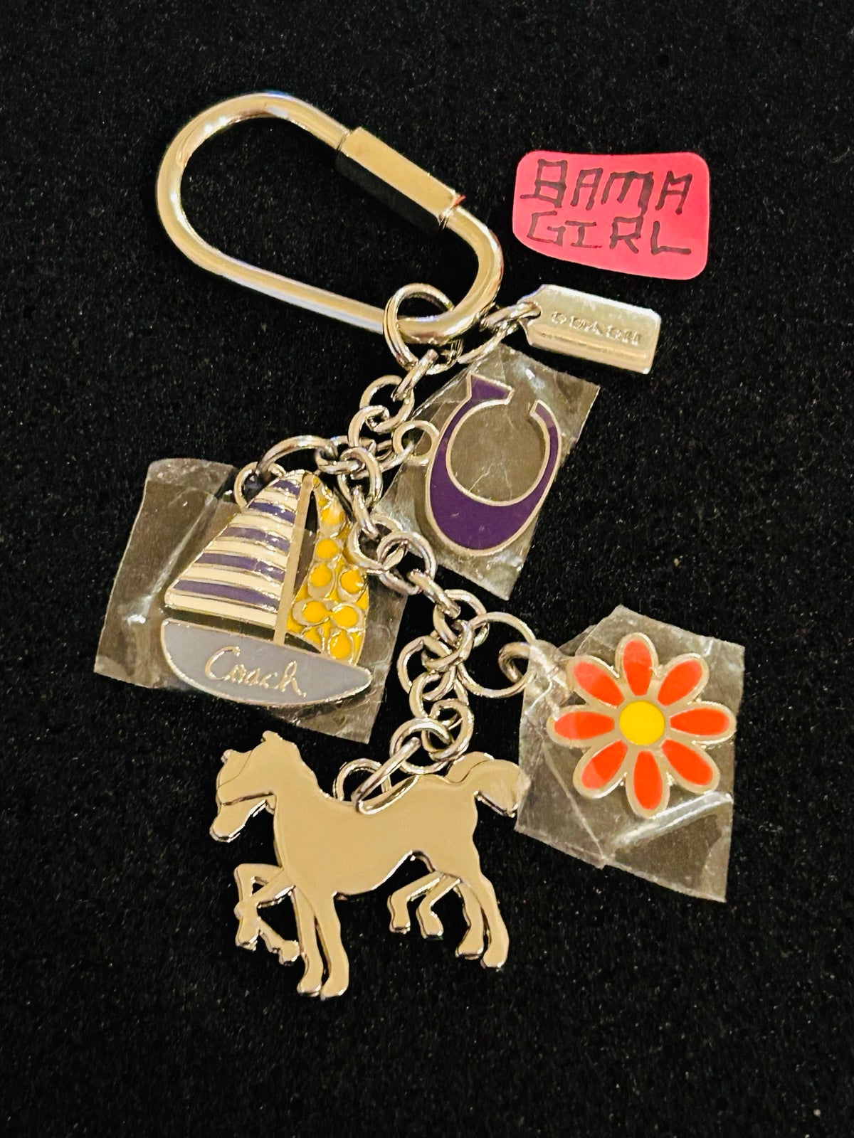 Coach keychain/bag charm