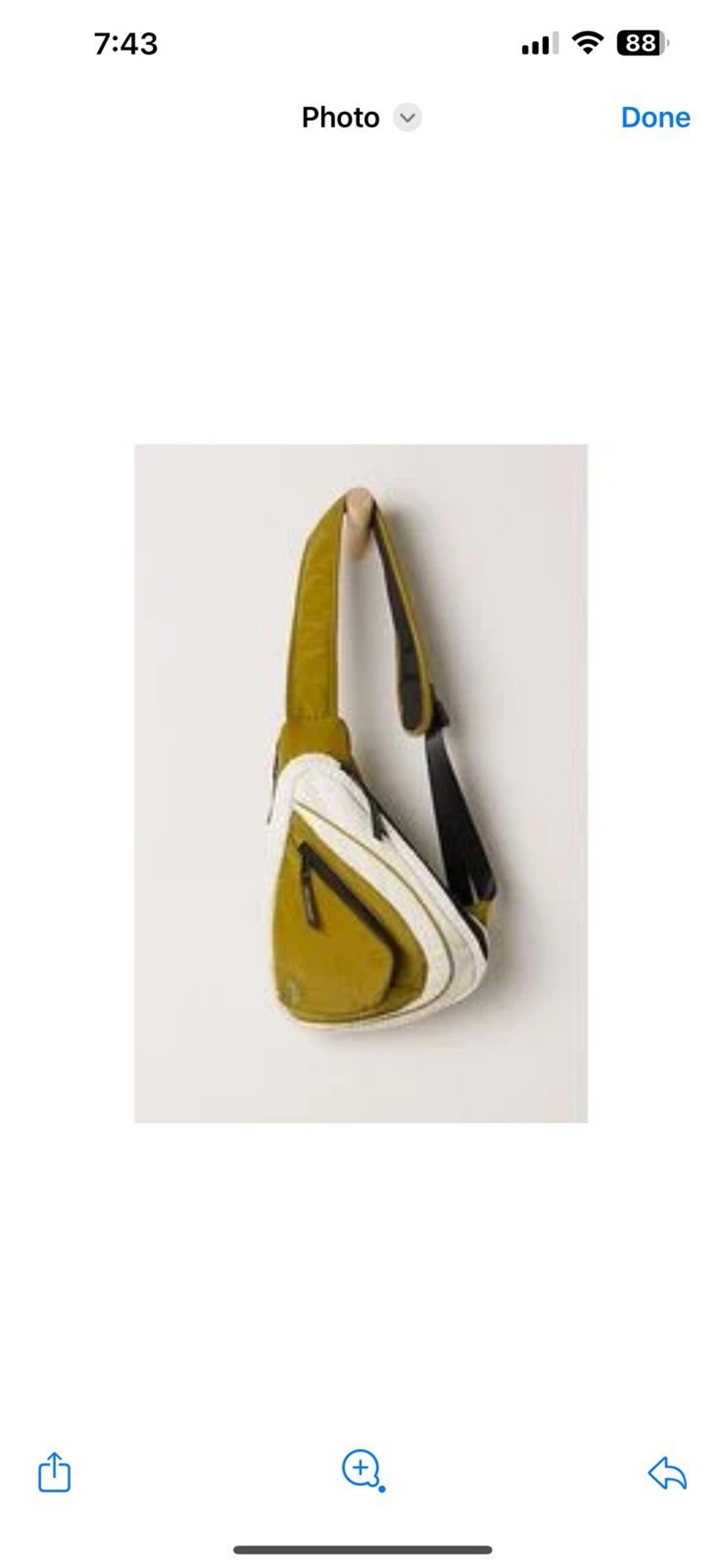 Free People Movement shoulder Sling bag green