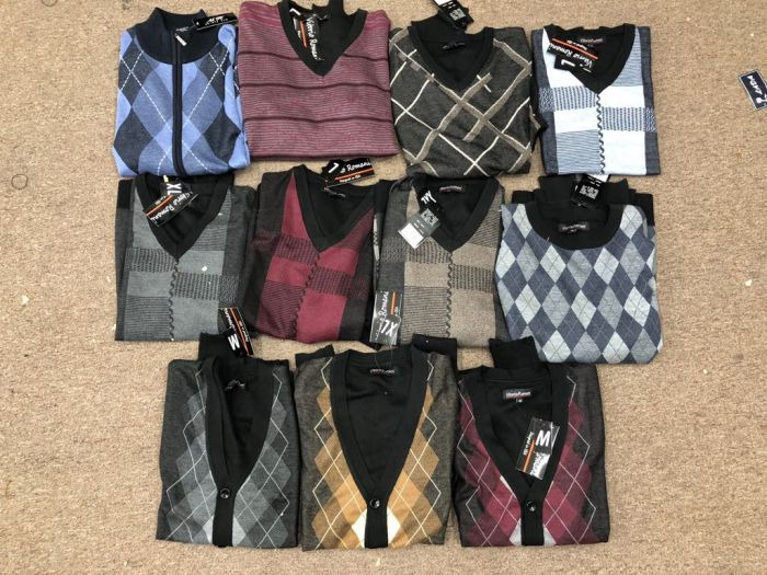 Men's wholesale sweaters assortment 48pc
