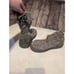 Ugg Hard soled cable knit cozy boots 7