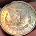1921d, GEM, BU, PL, RAINBOW IRRIDESCENT TONED, BEST MINT MARK LOWER MINTAGE, PL