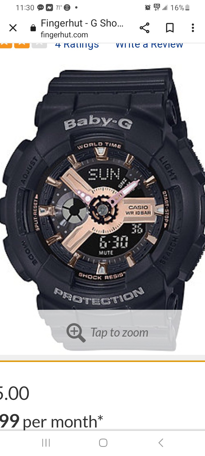 G shock women watch