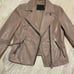 All Saints Dalby Leather Biker Jacket sz4