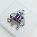 925 Sterling Silver Cubic Zirconia Pendant, UU1P6A6034