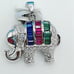 925 Sterling Silver Cubic Zirconia Pendant, UU1P6A6034