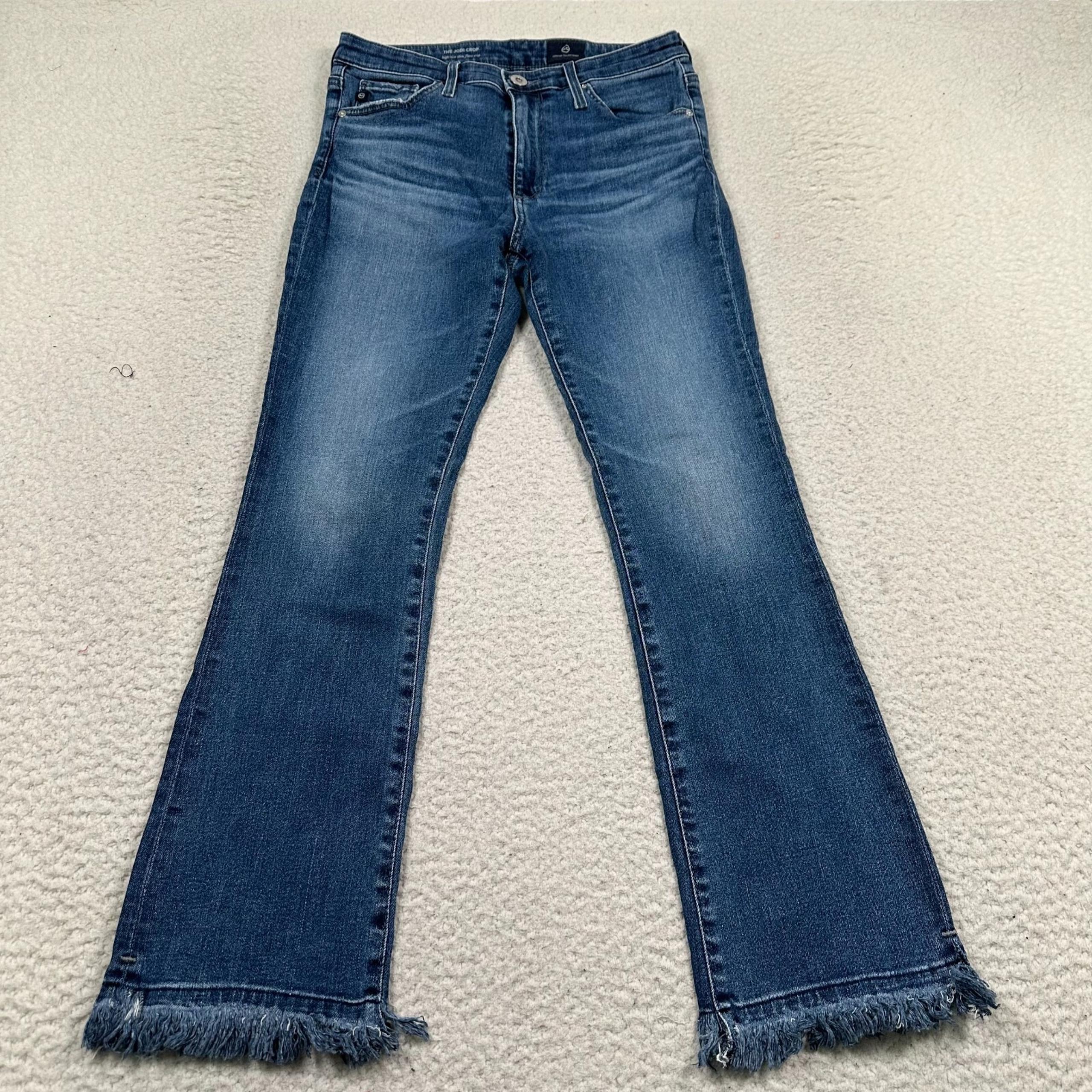 AG Adriano Goldschmied Jeans Womens 26 The Jodi High Rise Slim Flare Crop