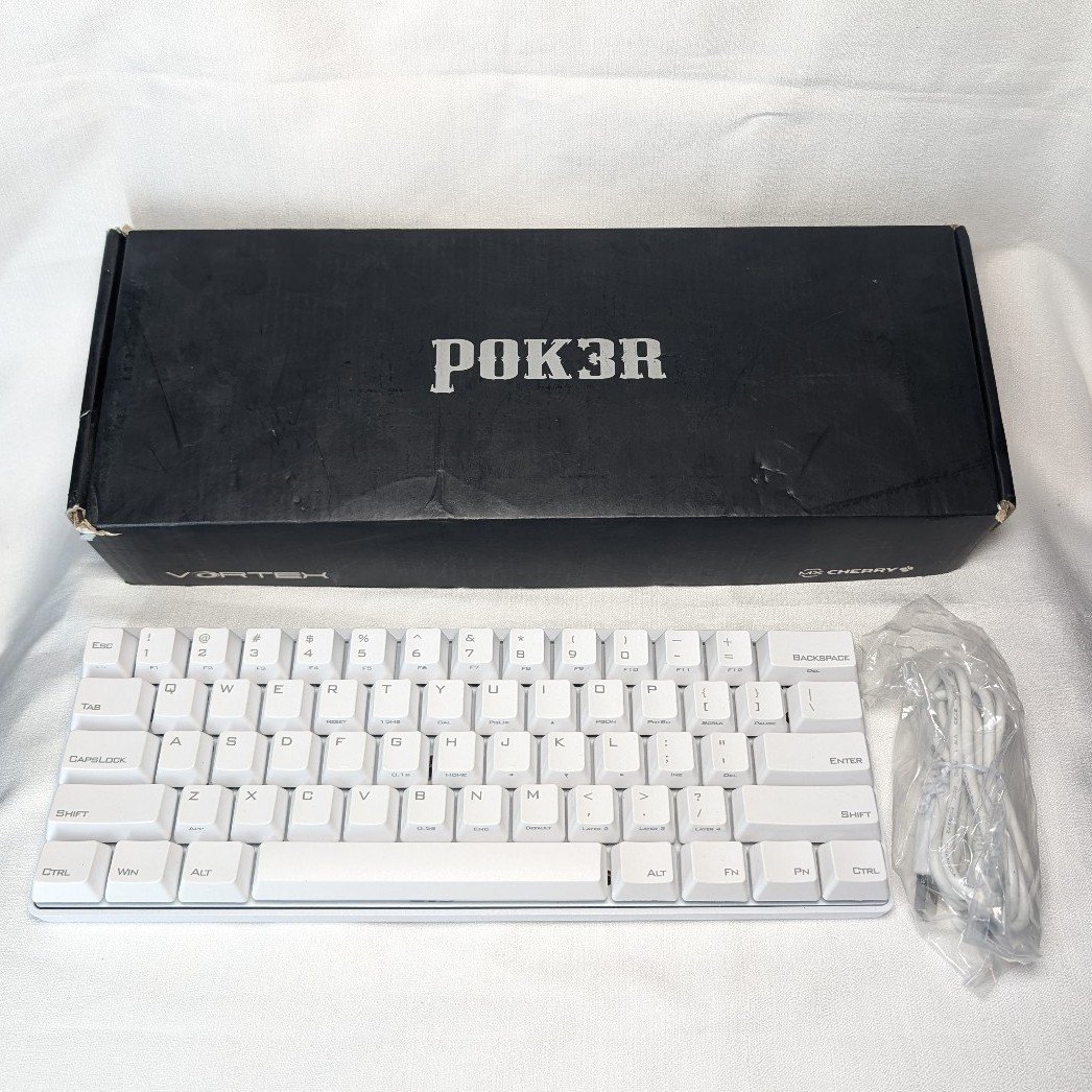 Vortex Pok3r 60% Mechanical Keyboard, MX Red Switch, Aluminum Body VTG-6100.