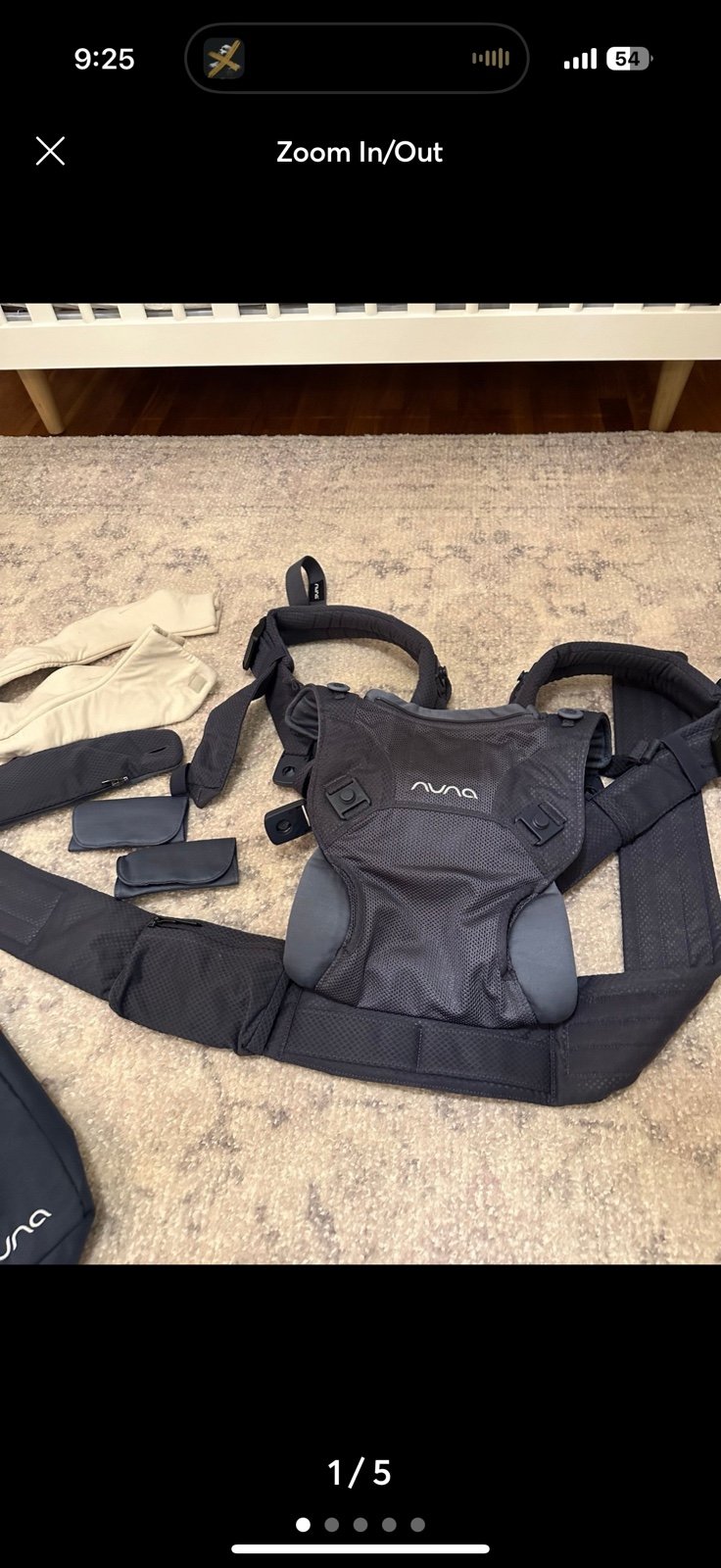 Nuna baby carrier