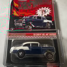 Hot Wheels RLC Club Exclusive ‘55 Bel Air Gasser BLUE LOW NUMBER