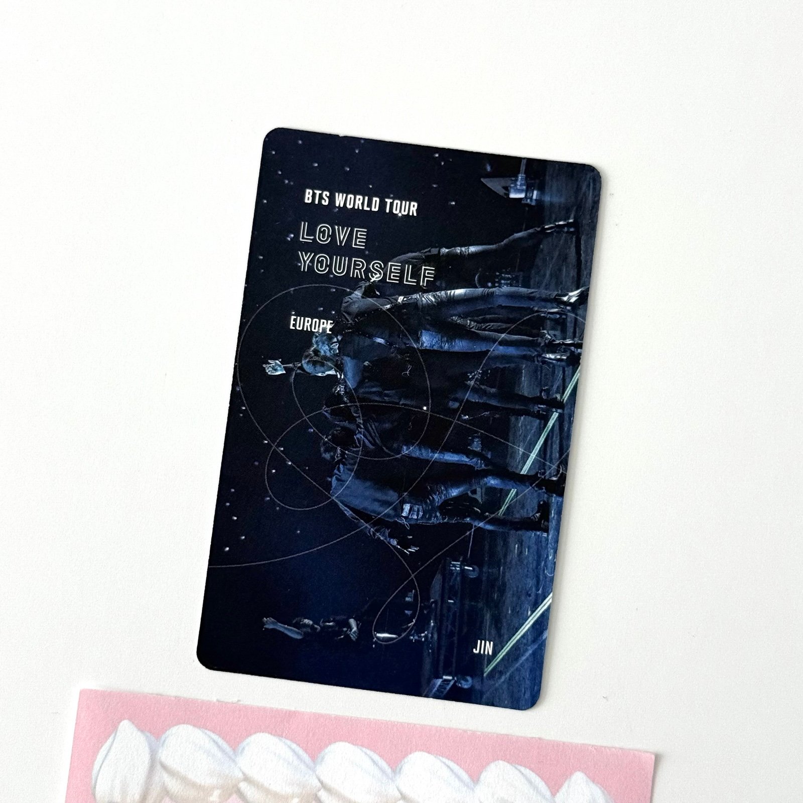 BTS JIN Love Yourself Tour Europe Blu-ray Photocard