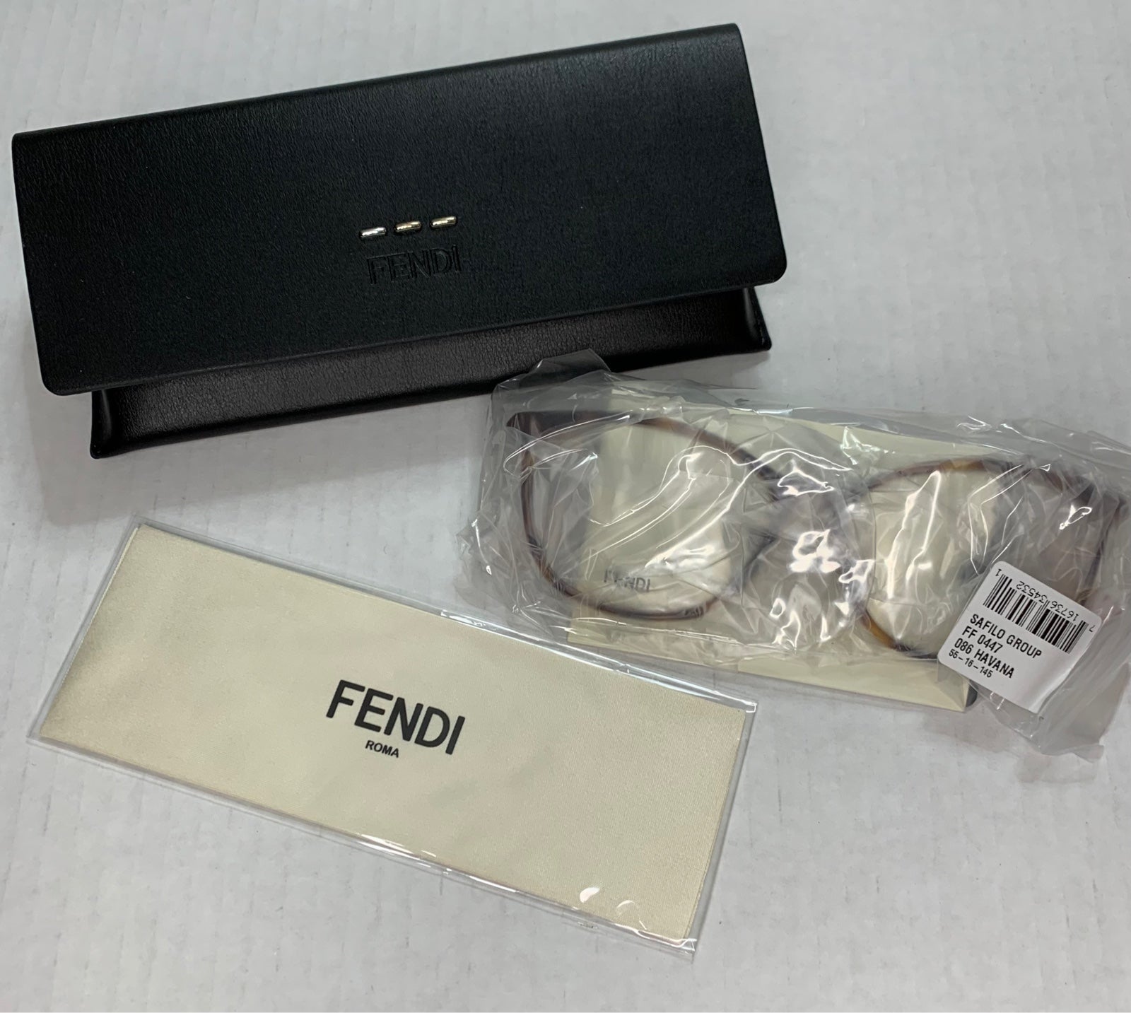 Fendi glasses 55MM square optical