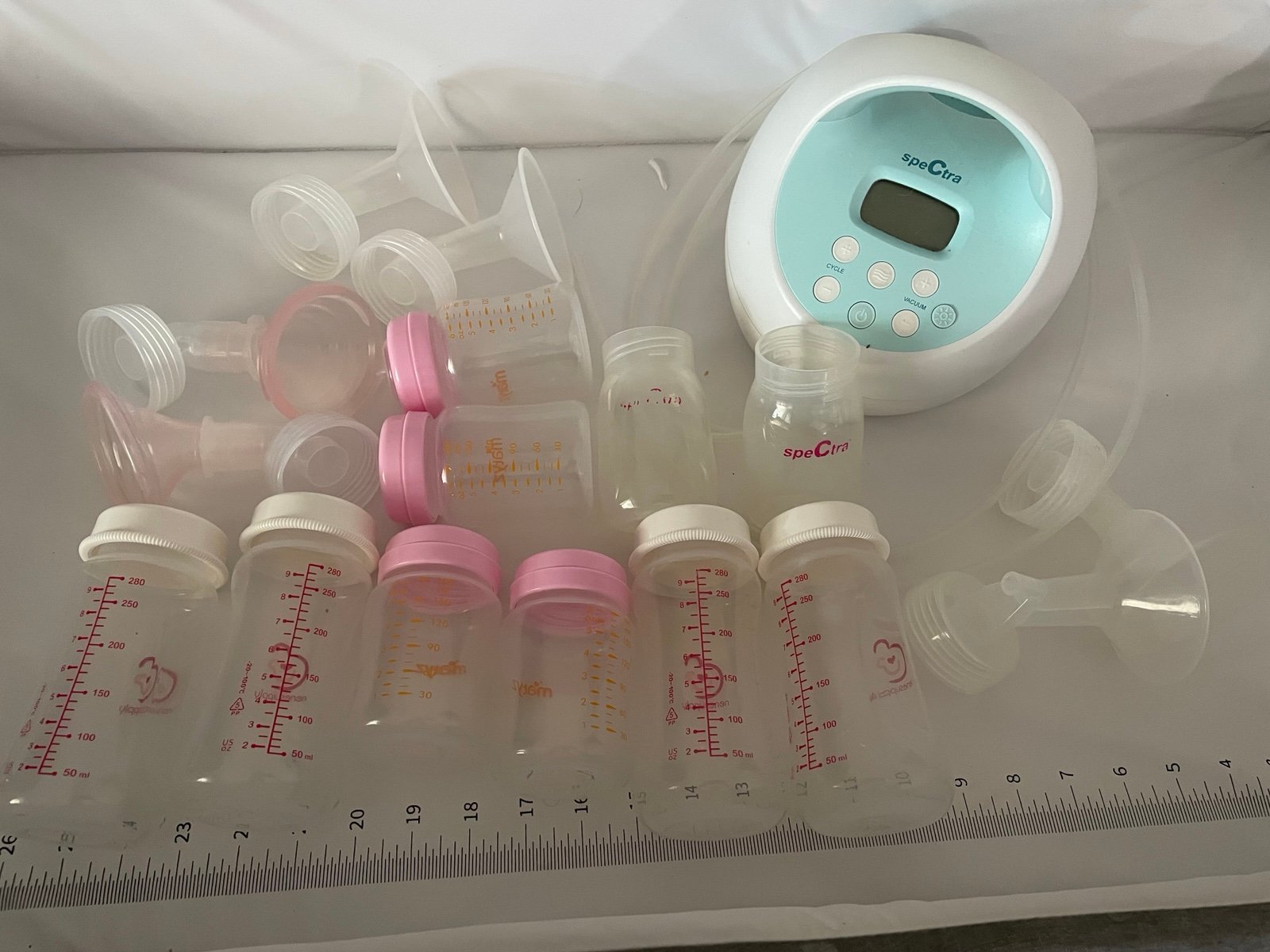 Spectra S1 Plus Breast Pump – With Bottles & Flanges