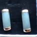 10K Solid Gold & Authentic Green Jade Earrings