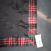 NWT LAREN RALPH LAUREN Black Paisley Plaid Silk Scarf