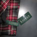 NWT LAREN RALPH LAUREN Black Paisley Plaid Silk Scarf