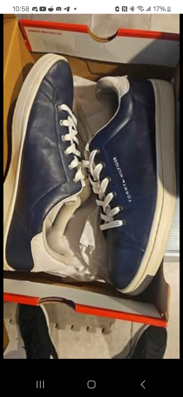 Tommy Hilfiger Navy Sneakers
