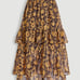ANN TAYLOR MIDI TIERED SKIRT SIZE 12T