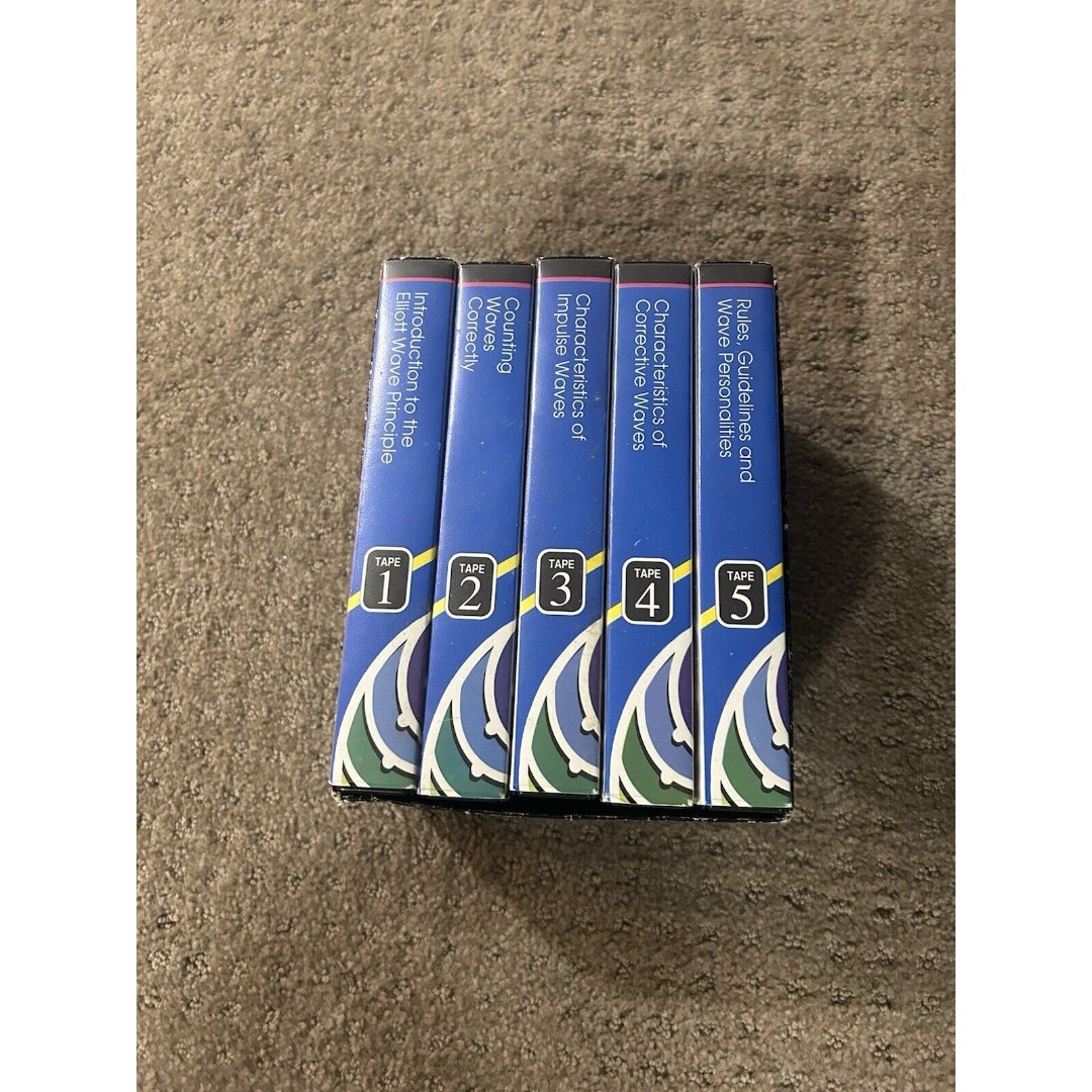The Elliott Wave Educational Video Series VHS 5 Tapes