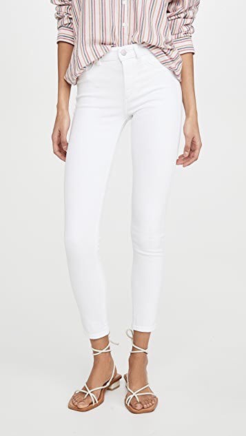 DL1961 Florence Ankle Mid Rise Skinny Je