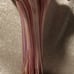 Murano Style Art Deco Multicolor Swirled Flower Petal 9 Vase Vintage Rare