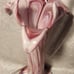 Murano Style Art Deco Multicolor Swirled Flower Petal 9 Vase Vintage Rare