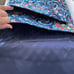 Vera Bradley messenger hipster blue medallion floral shoulder crossbody bag purs