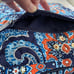 Vera Bradley messenger hipster blue medallion floral shoulder crossbody bag purs
